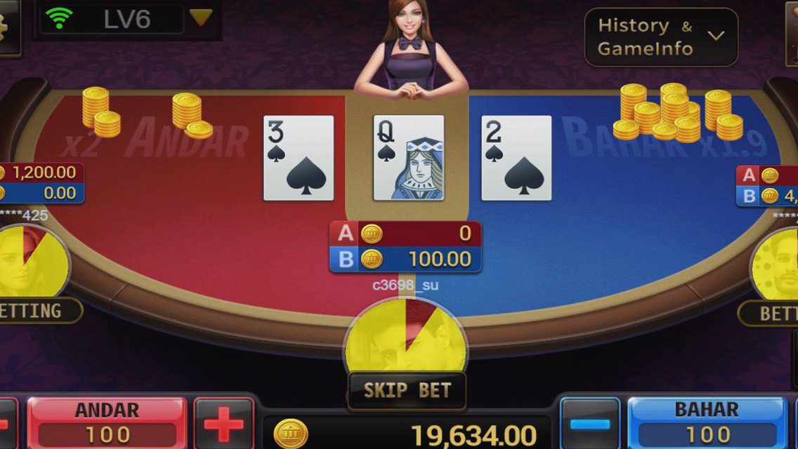 ANDAR BAHAR · Giao diện ứng dụng GO88