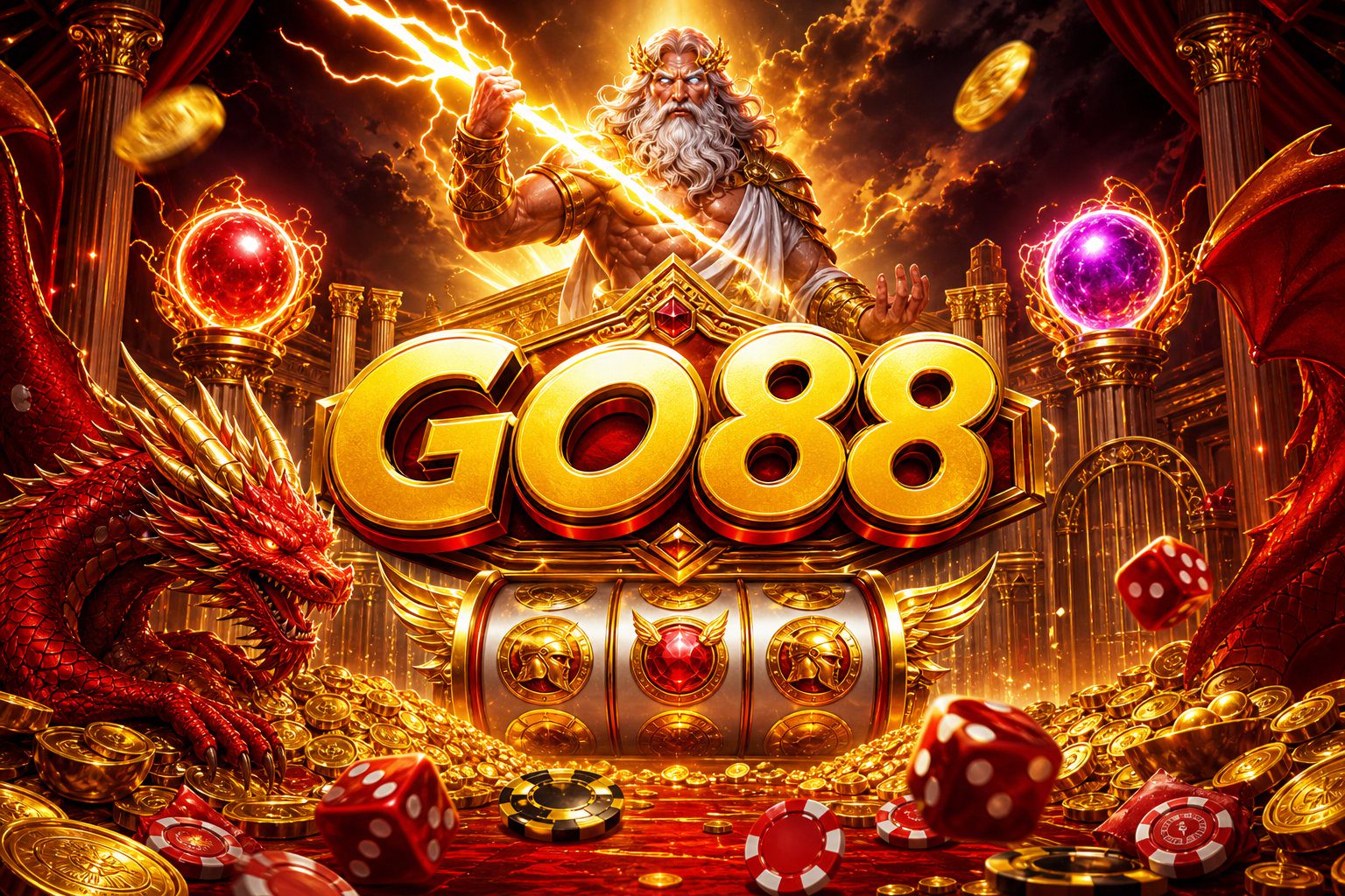Ảnh bìa sảnh game Boxing King GO88 với võ đài quyền anh rực lửa