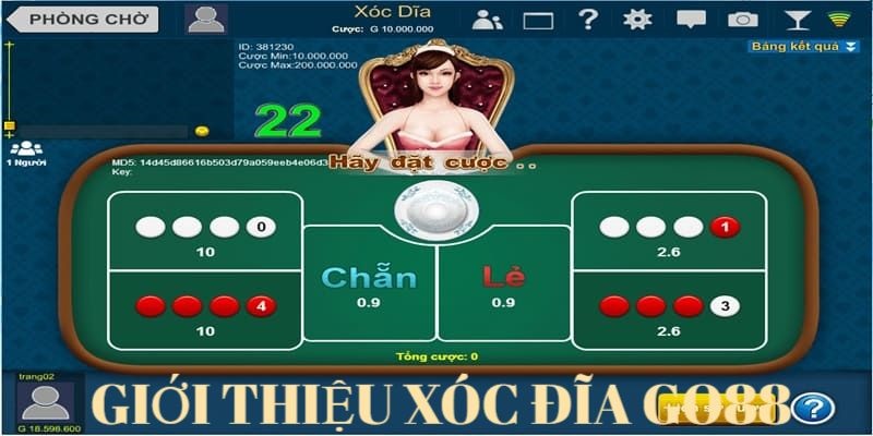 Giới thiệu bộ môn xóc đĩa tại GO88